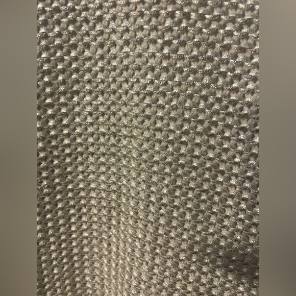 H&M Metalic oversized crew neck sweater Size 6 - Picture 5 of 10